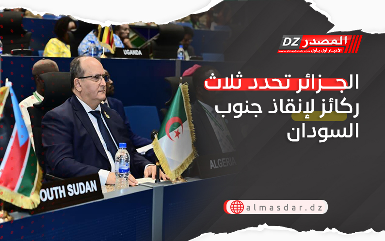 الجزائر تحدد ثلاث ركائز لإنقاذ جنوب السودان