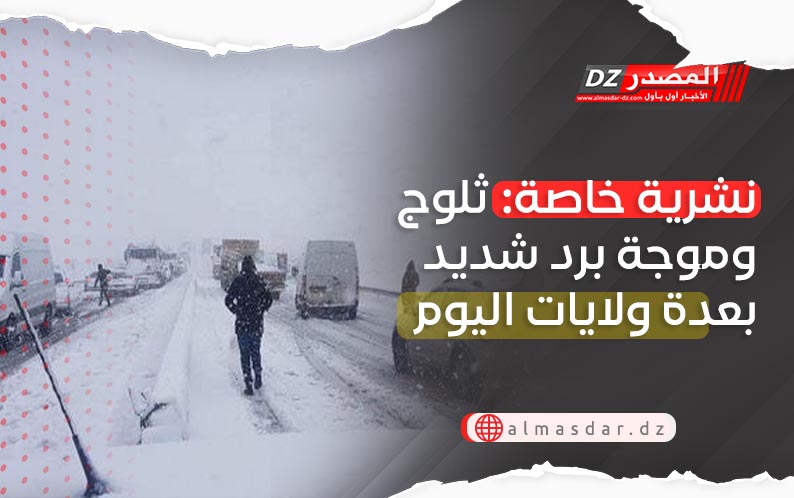 نشرية خاصة: ثلوج كثيفة وموجة برد شديدة بعدة ولايات