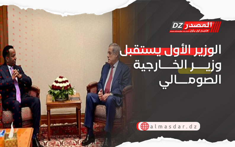 الوزير الأول يستقبل وزير الخارجية الصومالي