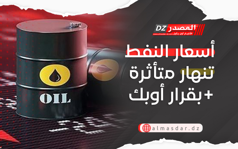 أسعار النفط تنهار متأثرة بقرار أوبك 