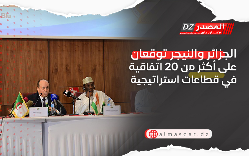 الجزائر والنيجر توقعان على أكثر من 20 اتفاقية في قطاعات استراتيجية